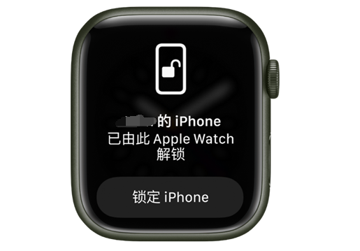 五湖渔场苹果手机维修分享用 AppleWatch 解锁配备面容 ID 的 iPhone方法 